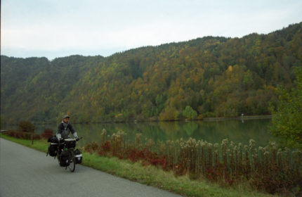 Bike touring near Linz